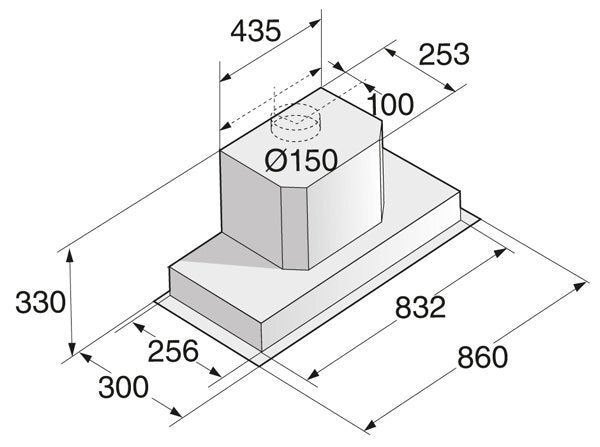 ASKO 86cm Undermount Rangehood CC4927S (Factory Clearance)