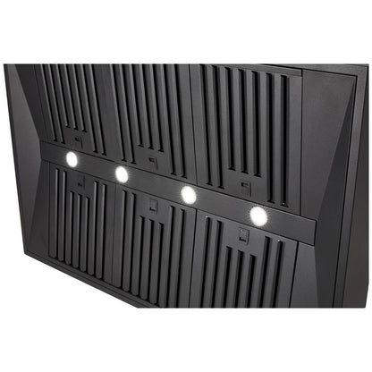 Schweigen 120cm Non Silent Canopy BBQ Rangehood Black CL8912B