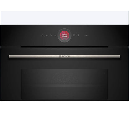 Bosch Series 8 Built-In Black Compact Oven with Microwave Function CMG7241B1A