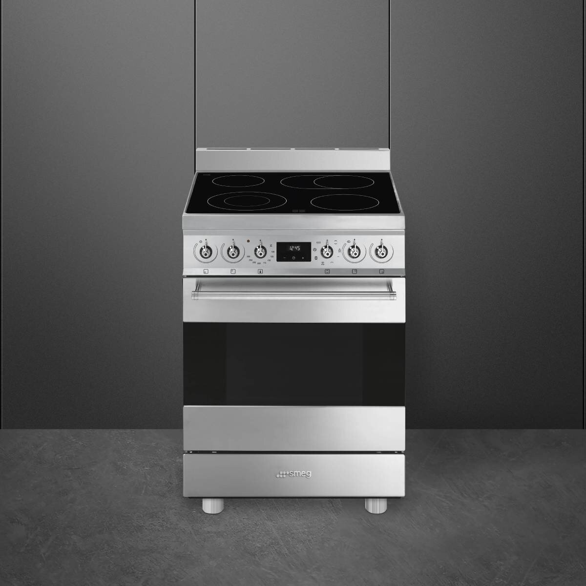 Smeg 60cm Classic Freestanding Electric Cooker Stainless Steel CS6CMXA2