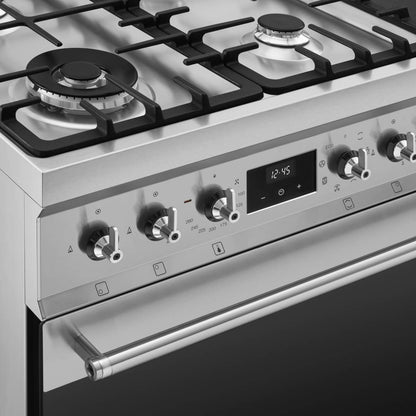 Smeg 60cm Classic Freestanding Gas Cooker Stainless Steel CS6GMXA2