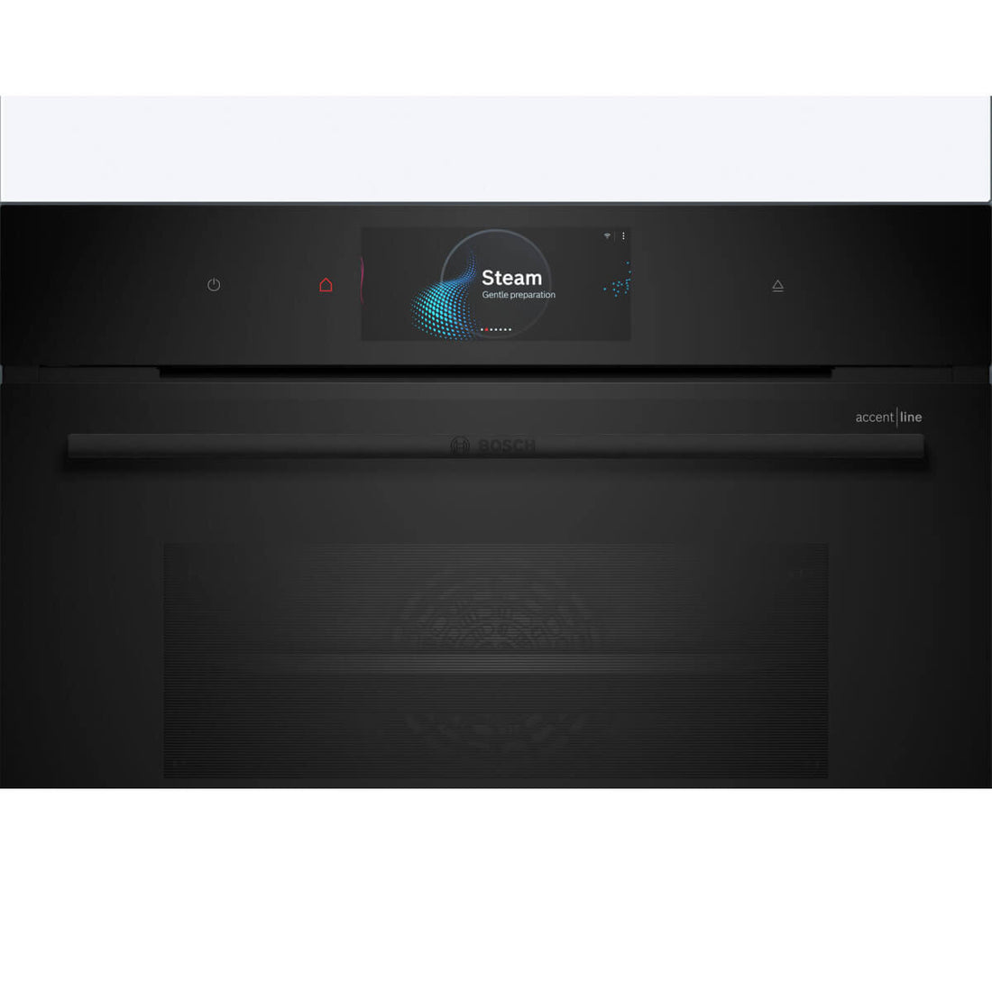 Bosch Series 8 Accentline Built-In Compact Oven with Steam Function Black CSG958DB1