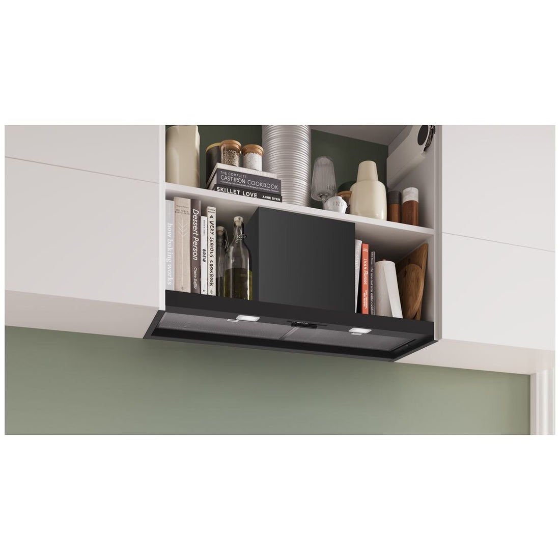 Bosch Series 2 90cm Integrated Design Undermount Rangehood Matte Black DBB93BC60A