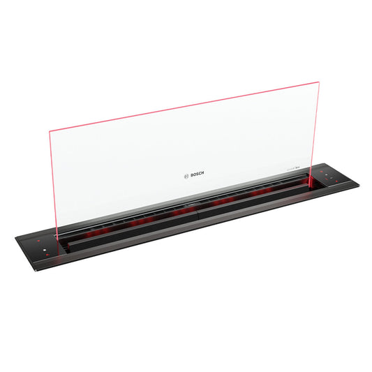 Bosch Series 8 Accentline 80cm Downdraft Ventilation Rangehood Clear Glass DDW88MM66