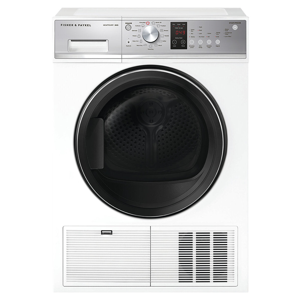 Fisher & Paykel 8kg Heat Pump Dryer White DH8060P3