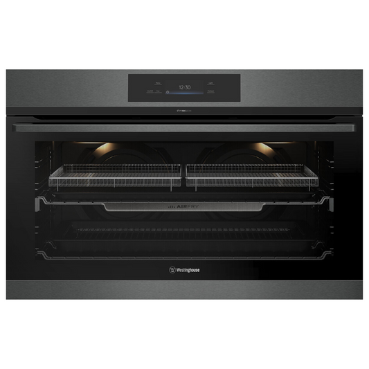 Westinghouse 90cm Multi-Function Pyrolytic Oven and SteamBake Dark Stainless Steel WVEP9917DD
