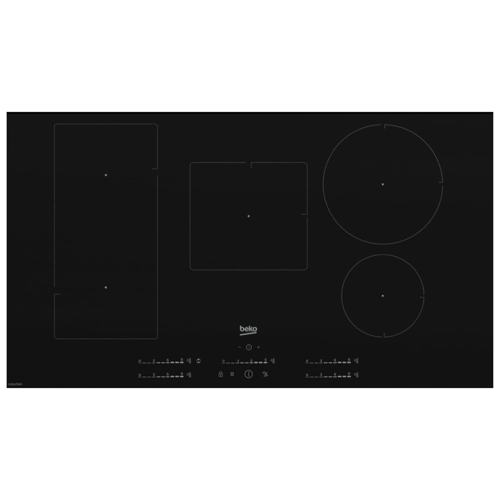 Beko 90cm Induction Direct Access Touch Control Cooktop BCT901IGN