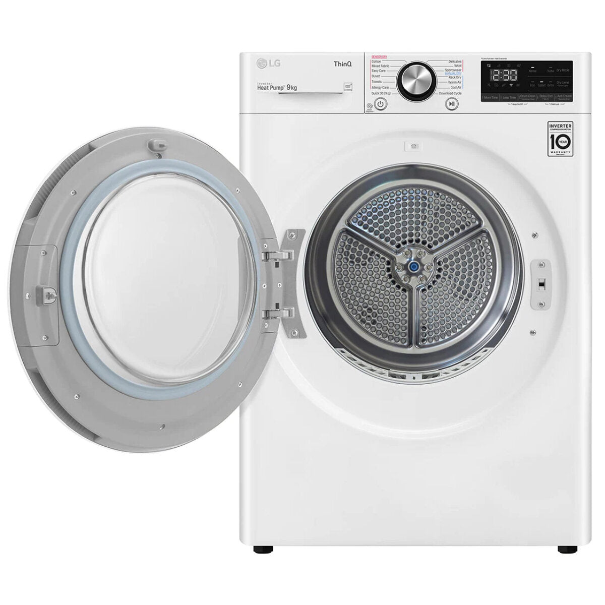 LG Series 9 9kg Heat Pump Dryer with Inverter Control DVH9-09W