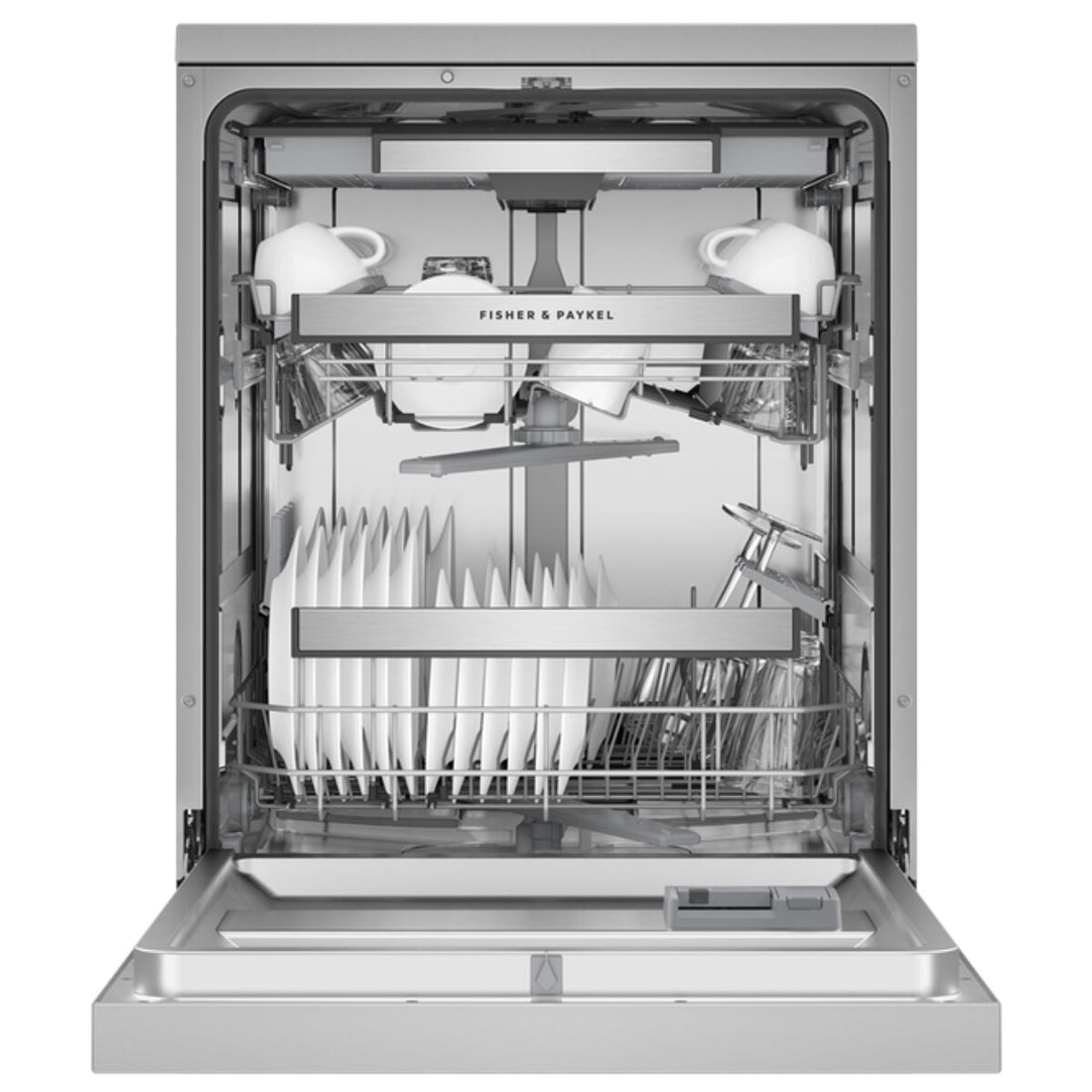 Fisher & Paykel Series 7 Contemporary Freestanding Dishwasher Stainless Steel DW60FC4X3