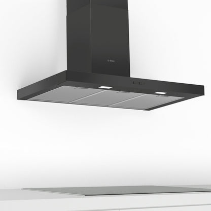 Bosch Series 2 90cm Canopy Rangehood Black DWB96BC60A