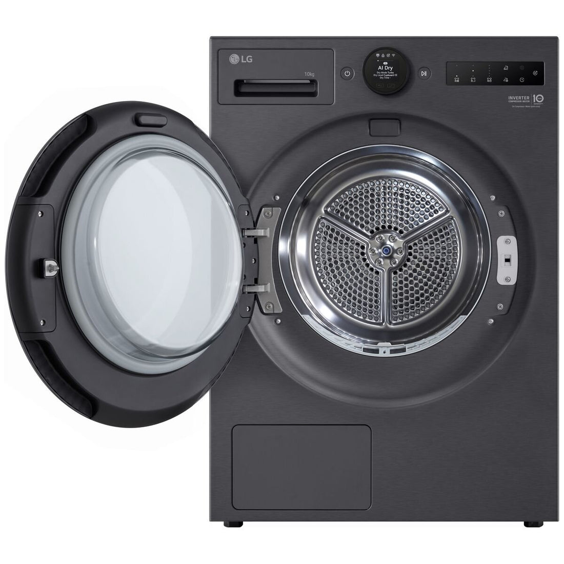 LG Series 9 10kg AI Heat Pump Dryer Matte Black DXH9-10MB