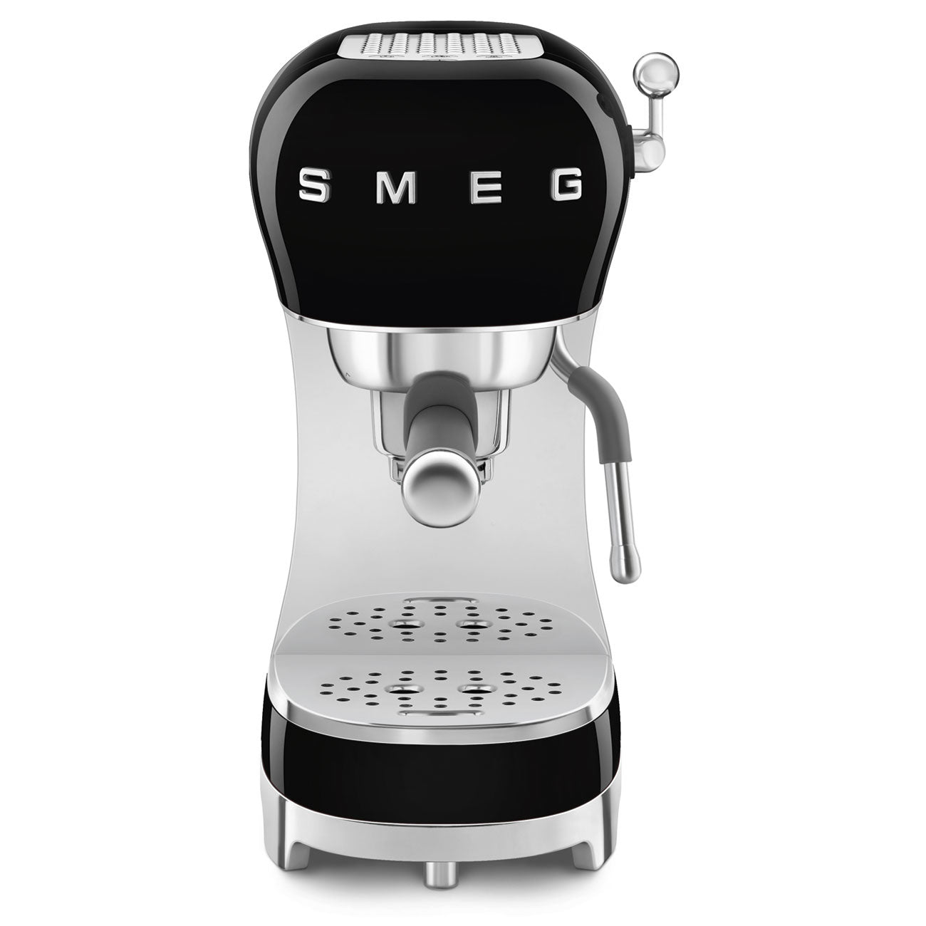 Smeg 50's Retro Style Espresso Coffee Machine Black ECF02BLAU