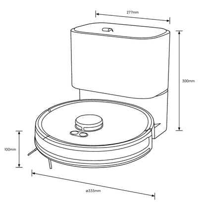 Electrolux Ultimate Home 300 Robot Vacuum and Mop EFR71222DS