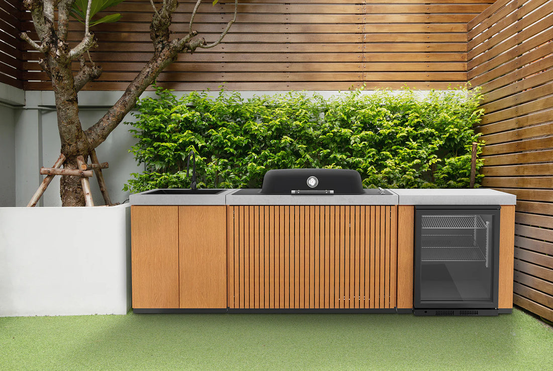 Everdure Seabreeze Outdoor Kitchen Timber Look EK3B1ASBIM