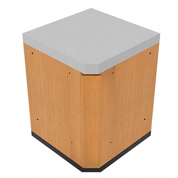Seabreeze Outdoor Kitchen Corner Module Timber Look EKMCNR