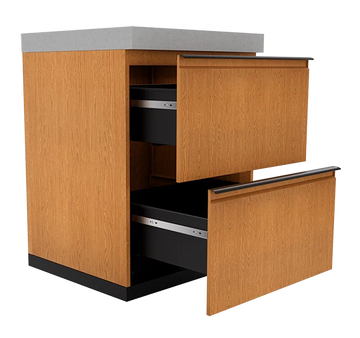 Seabreeze Outdoor Kitchen Drawer Module Timber Look EKMSTDWR