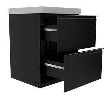 Seabreeze Outdoor Kitchen Drawer Module Black EKMSTDWRBP