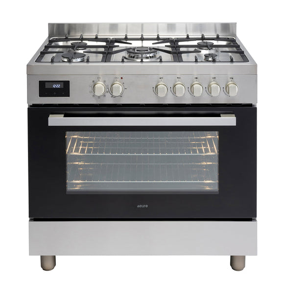 Euro Appliance 90cm Freestanding Oven Dual Fuel Stainless Steel EO90FSDPSX