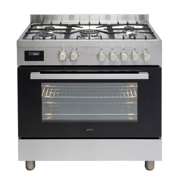 Euro Appliance 90cm Freestanding Oven Dual Fuel Stainless Steel EO90FSDPSX