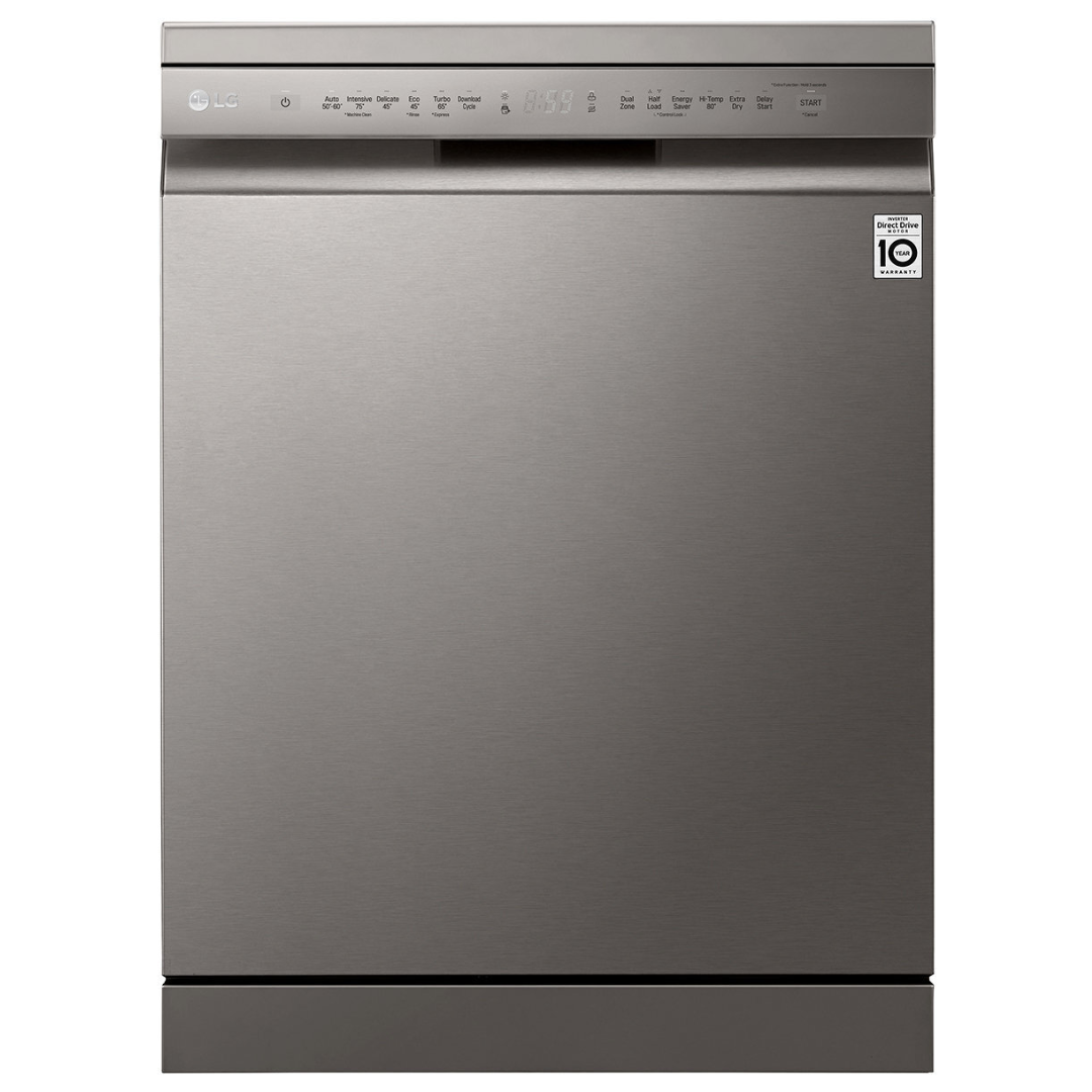 LG 14 Place QuadWash Dishwasher in Platinum Steel Finish XD5B14PS