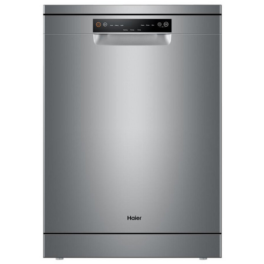 Haier 300 Series Freestanding Auto Wash Dishwasher Silver HDW13V1S1