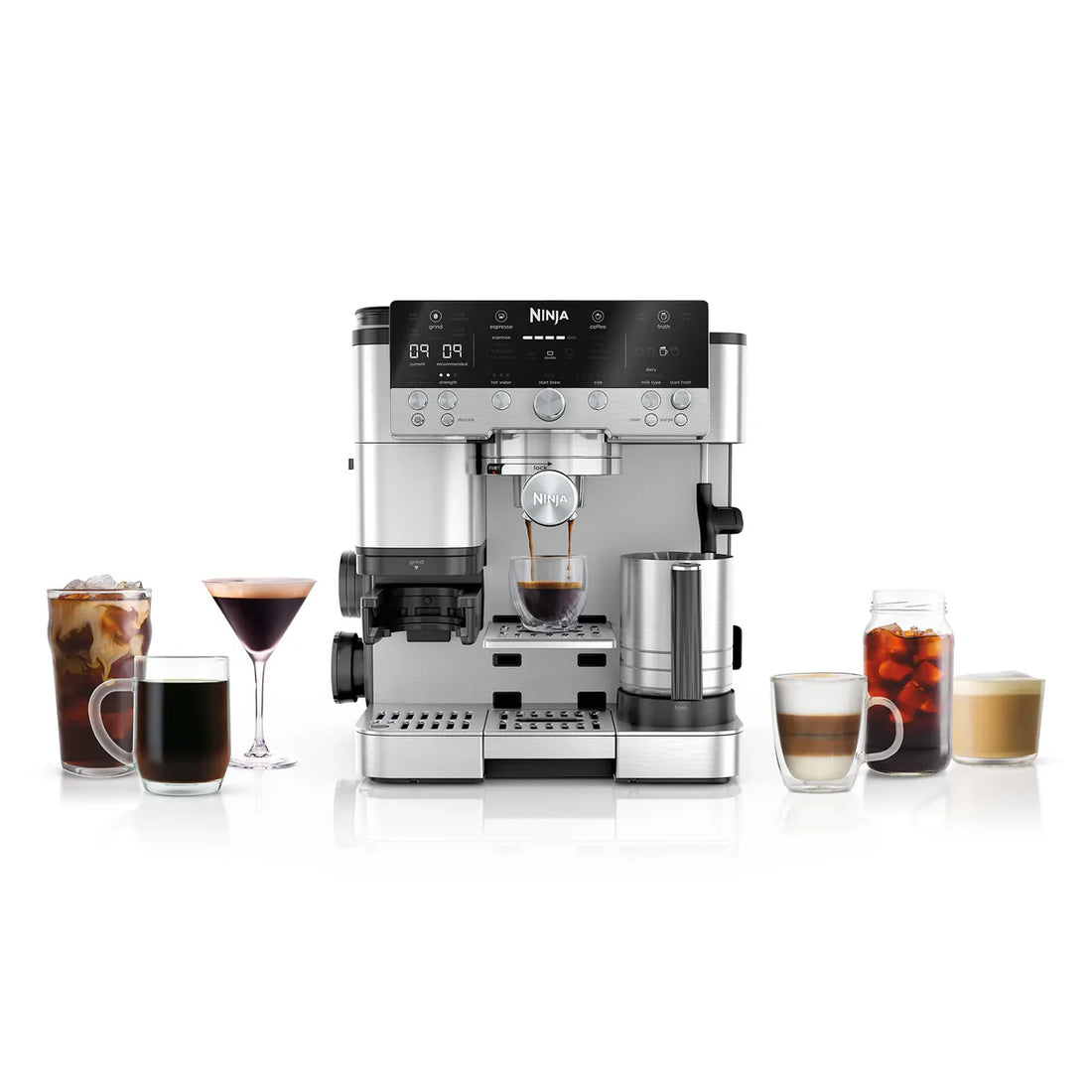 Ninja Luxe Café Premier Espresso Machine Stainless Steel ES601