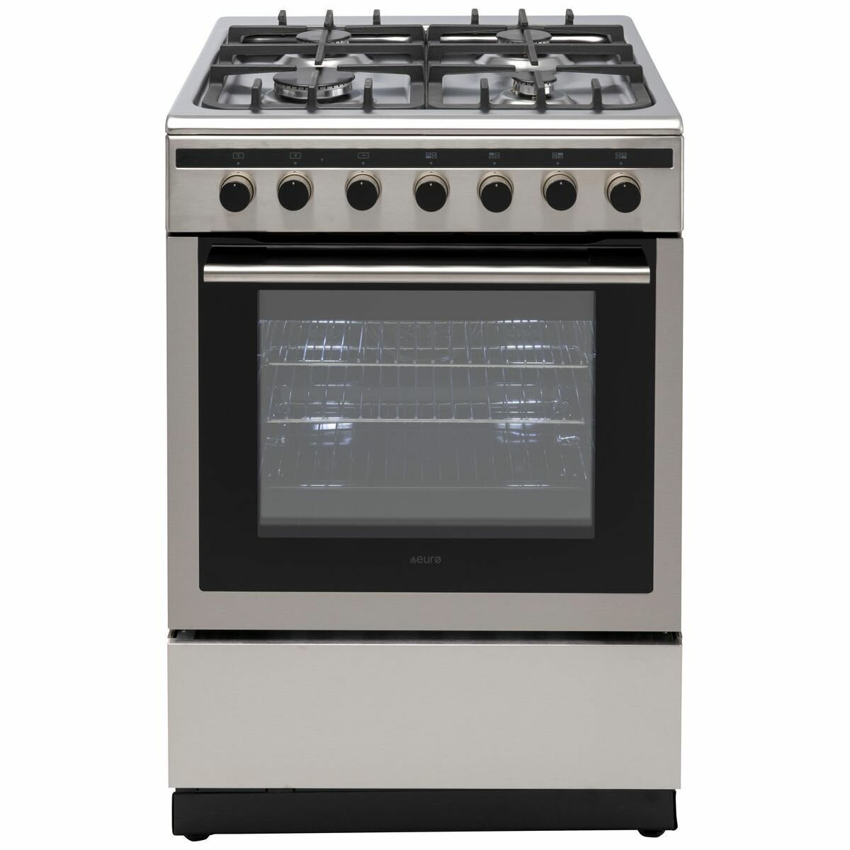 Euro Appliances 60cm Dual Freestanding Oven EV600DFSX