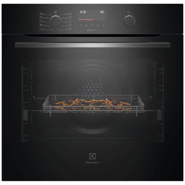 Electrolux 60cm 500 Series Pyrolytic Oven Black EVEP6515DF