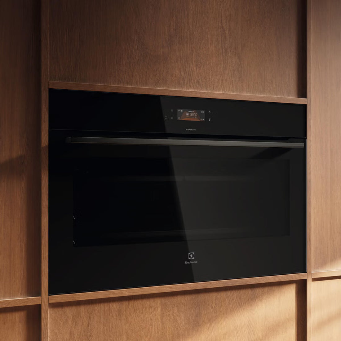 Electrolux 90cm Pyrolytic Built-In Oven with Steam Bake Dark Stainless Steel EVEP9616DF