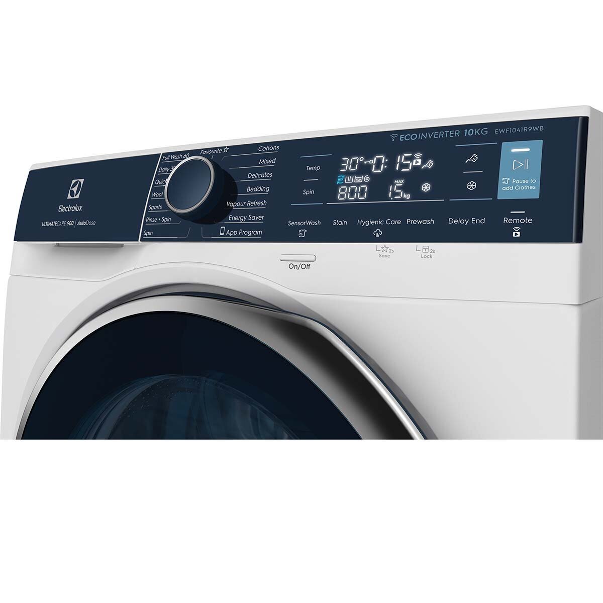 Electrolux 10kg Front Load Washing Machine with Autodose EWF1041R9WB