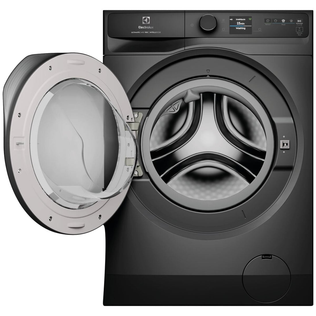 Electrolux 900 Series 12kg Front Load Washing Machine with IntelliDose Dark EWF1242R9SCS