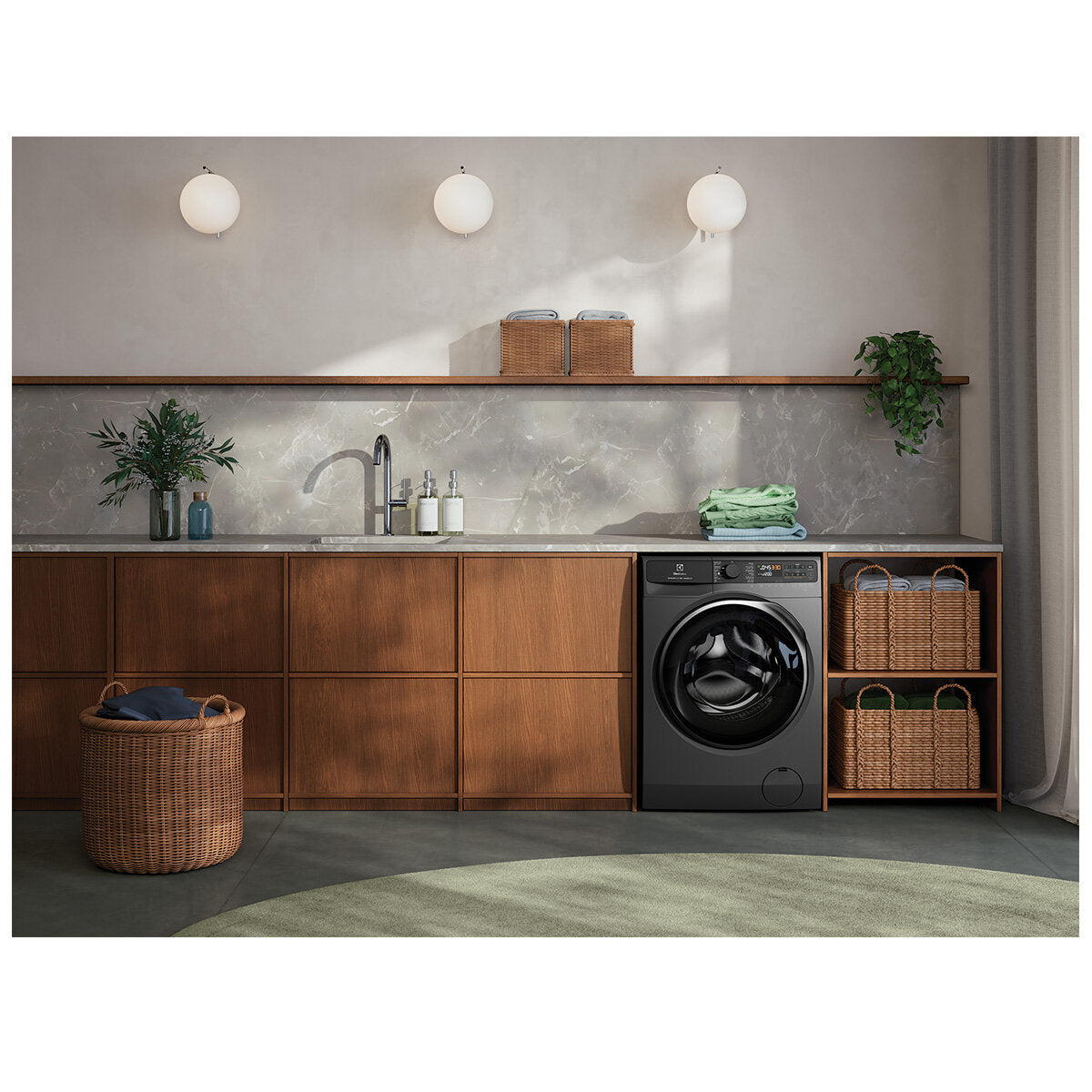 Electrolux UltimateCare 700 10kg/6kg Front Load Washer Dryer Dark Onyx EWW1043R7SC