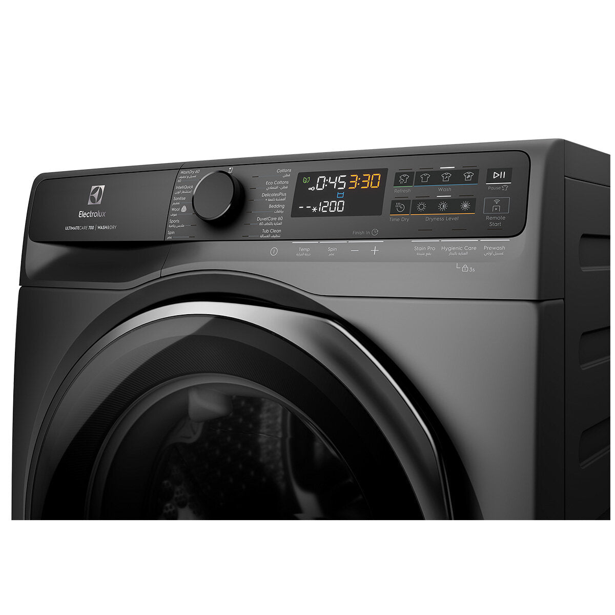 Electrolux UltimateCare 700 10kg/6kg Front Load Washer Dryer Dark Onyx EWW1043R7SC