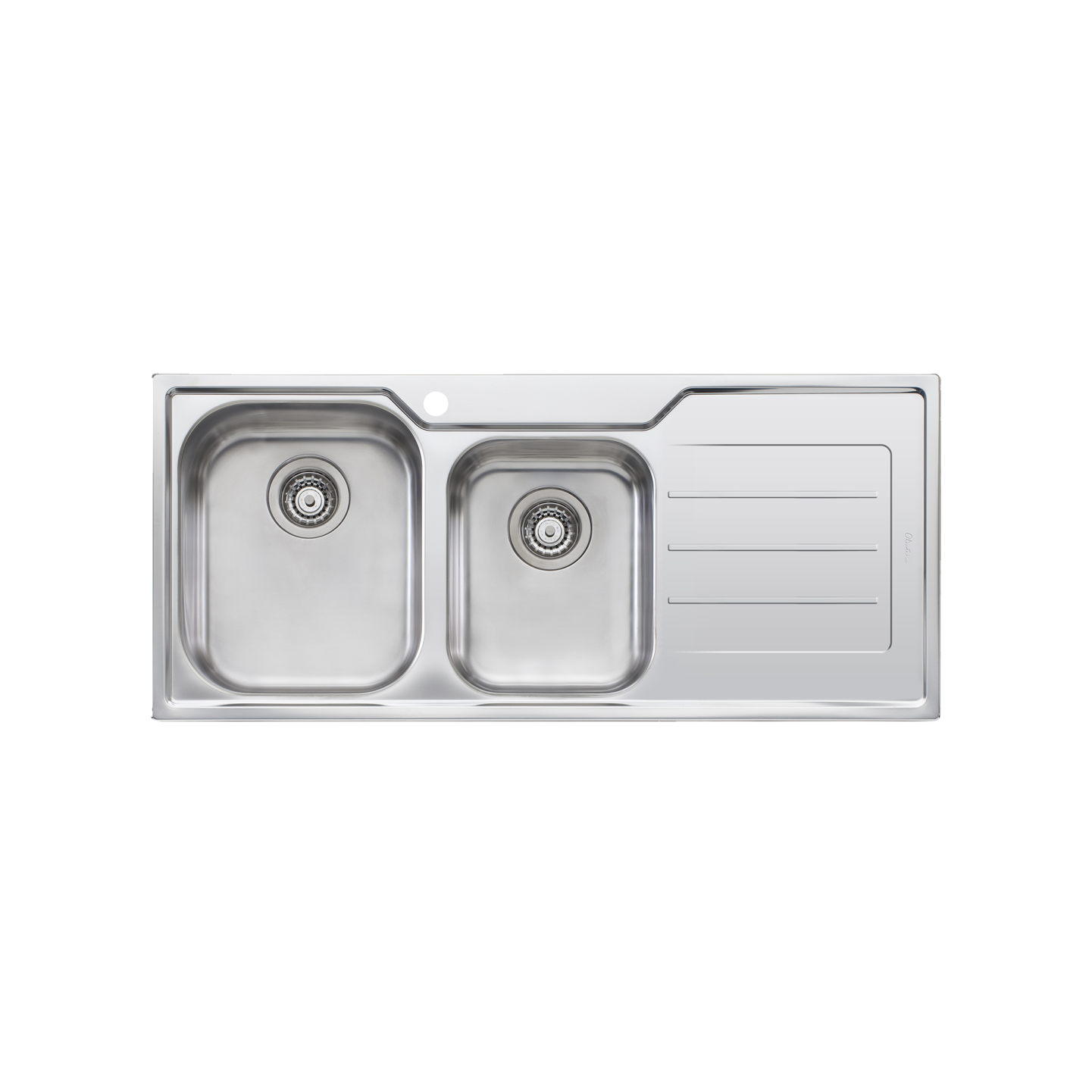 Oliveri Flinders 1 & 3/4 Bowl Sink With Right Hand Drainer FL111