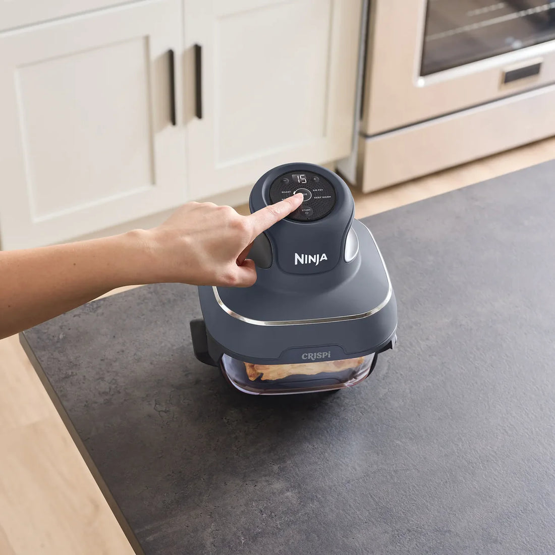 Ninja Crispi® 4-in-1 Portable Glass Air Fryer Cooking System FN101GY