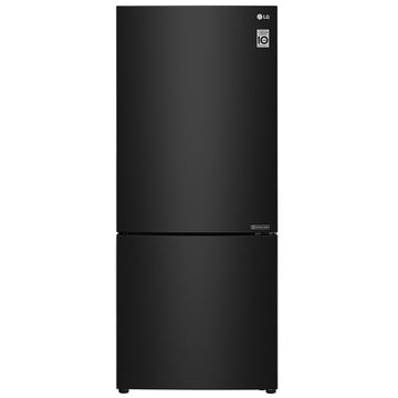 LG 420L Bottom Mount Fridge Black Steel GB-455BTL