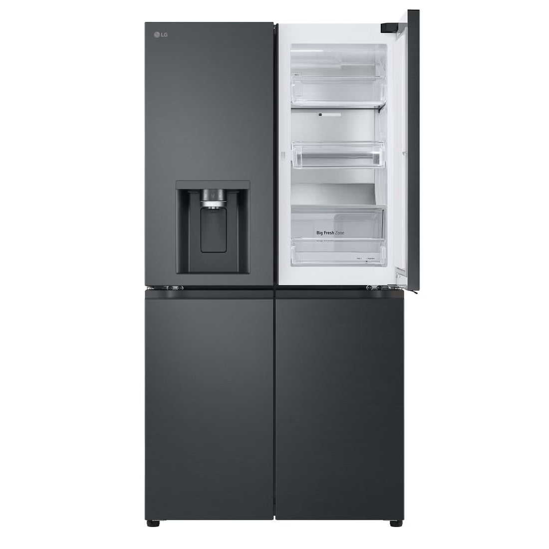 LG 638L Door-in-Door French Door Fridge Matte Black GF-D700MBLC