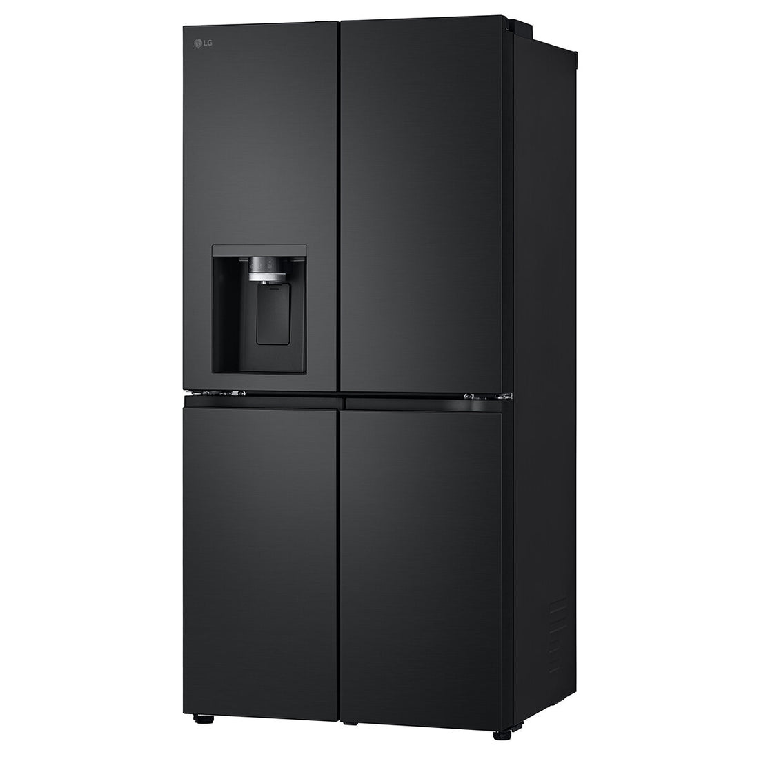 LG 508L French Door Fridge with Slim In-door Ice & Water Dispenser Matte Black GF-L500MBL
