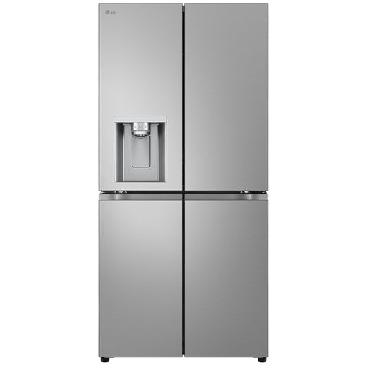 LG 508L French Door Fridge with Slim In-door Ice & Water Dispenser Stainless Steel GF-L500PL