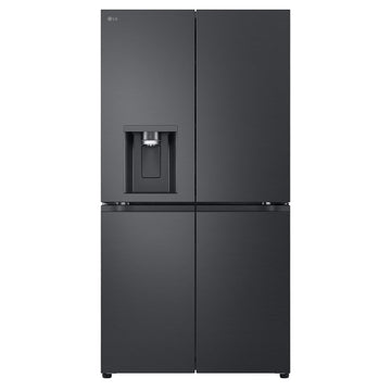 LG 637L French Door Fridge with Ice and Water Matte Black GF-L700MBL
