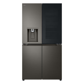 LG 642L Instaview French Door Fridge Black Steel GF-V700BSLC