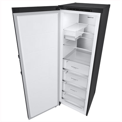 LG 324L Upright Freezer Matte Black GP-F324MBL