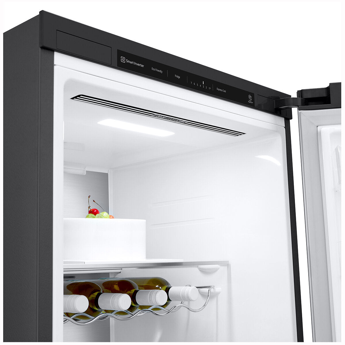 LG 386L Upright Fridge Matte Black GP-R386MBL