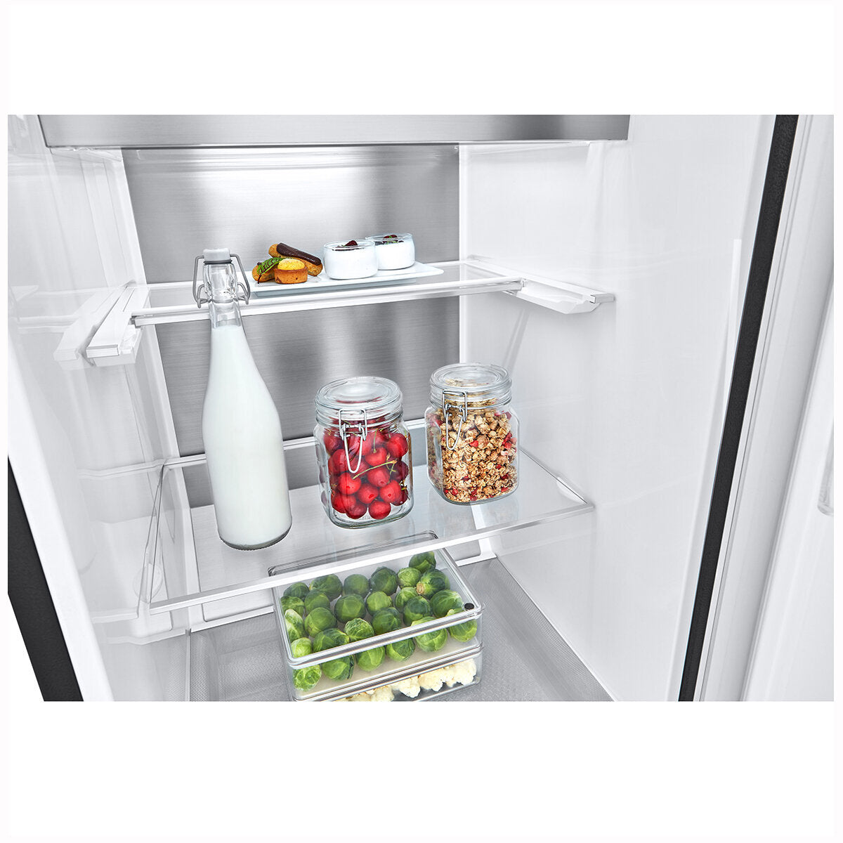 LG 386L Upright Fridge Matte Black GP-R386MBL