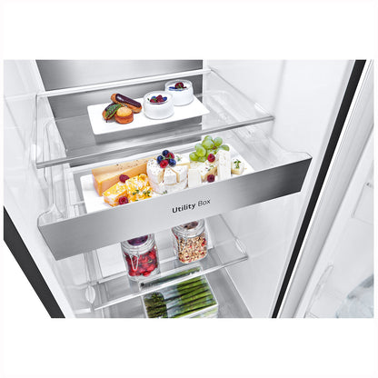 LG 386L Upright Fridge Matte Black GP-R386MBL