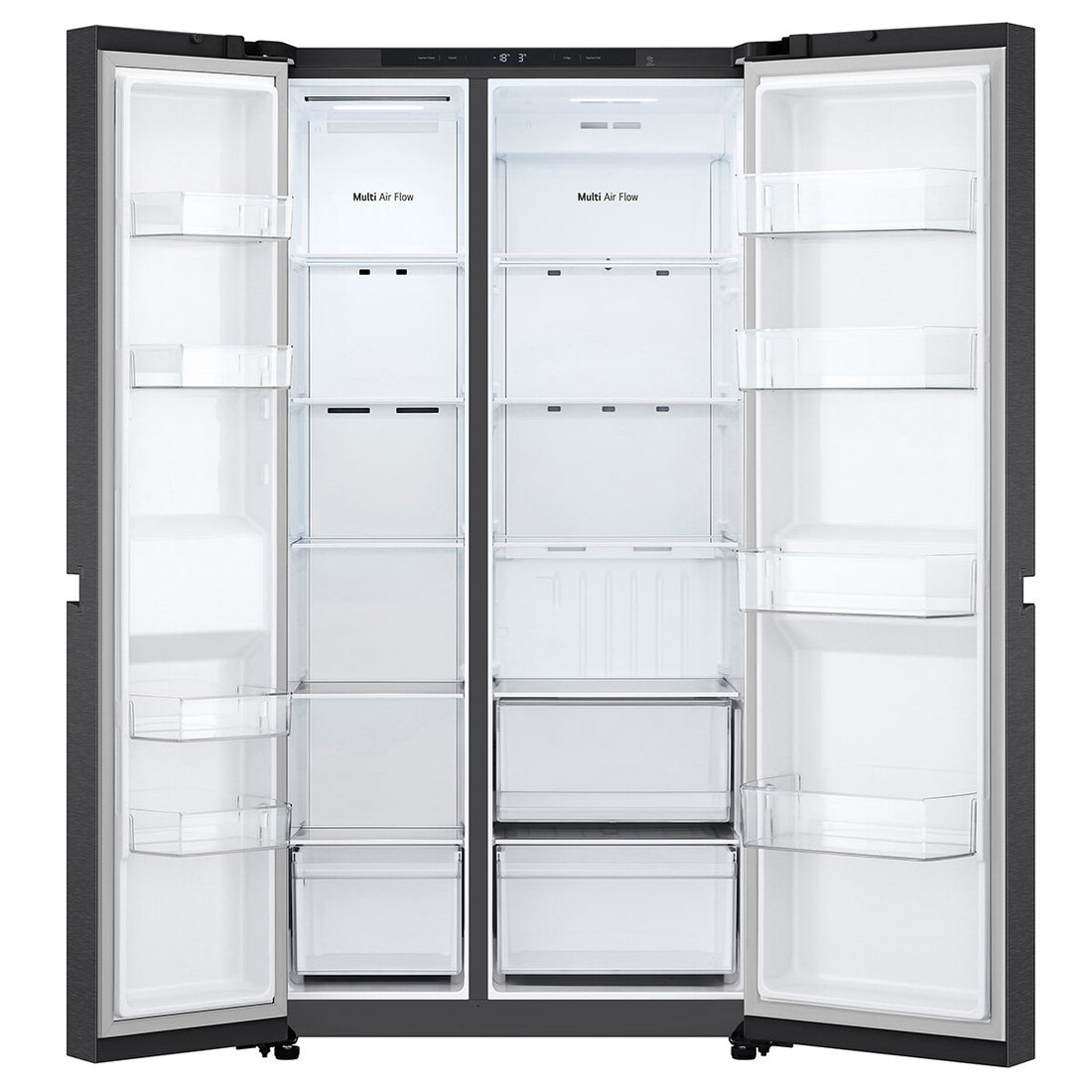 LG 664L Side by Side Refrigerator Matte Black GS-B599MBL