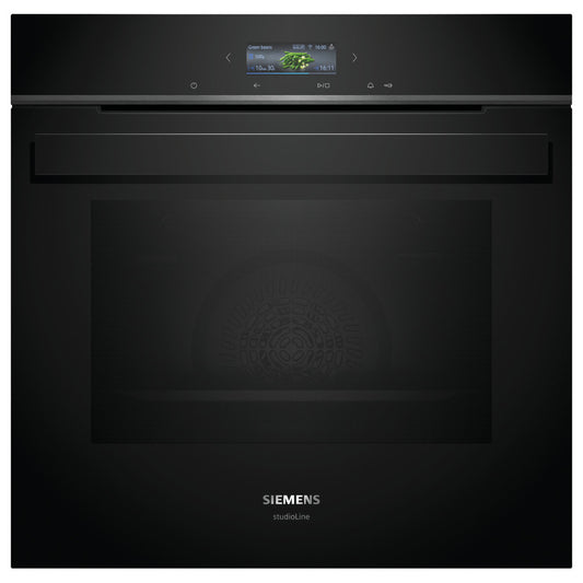 Siemens iQ700 60cm Built-In Oven Black HB974G2B1A (Unboxed)