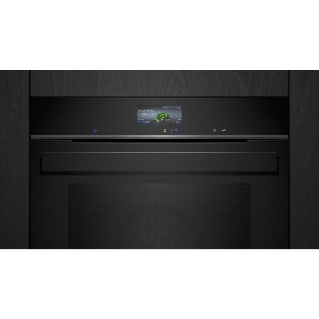 Siemens iQ700 60cm Built-In Pyrolytic Oven Black HB976GMB1A (Ex-Display)