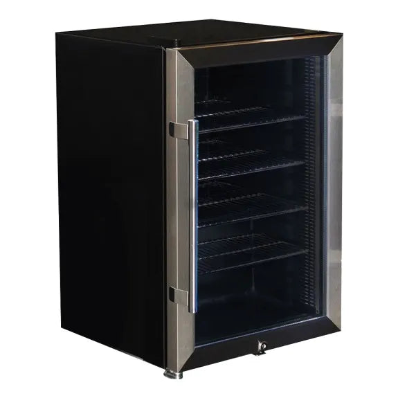 Heller 70L Undercounter Glass Door Fridge HBC70
