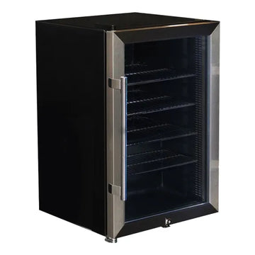 Heller 70L Undercounter Glass Door Fridge HBC70